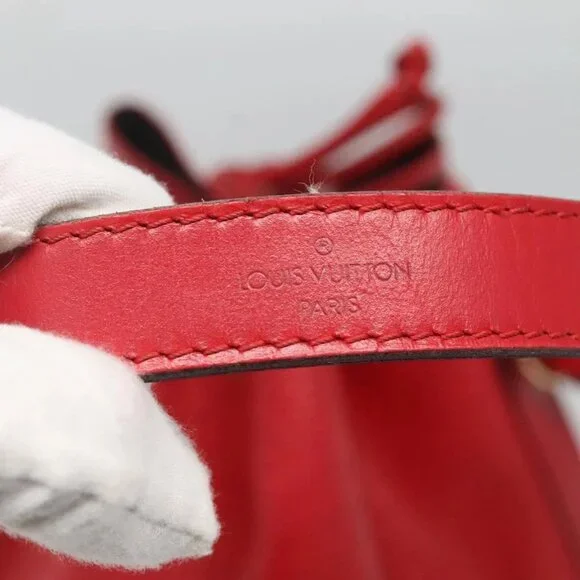 LOUIS VUITTON Epi Noe Shoulder Bag Red M44007 LV Auth 120135